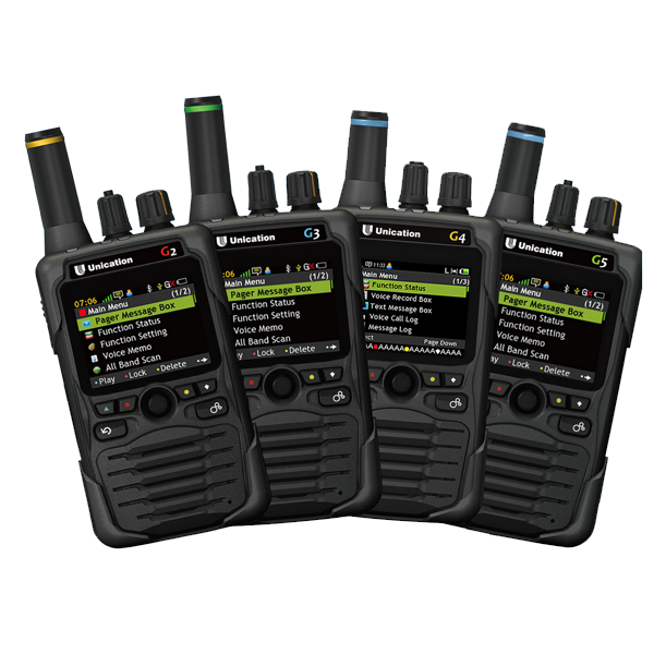 Unication G-Series P25 Voice Pagers